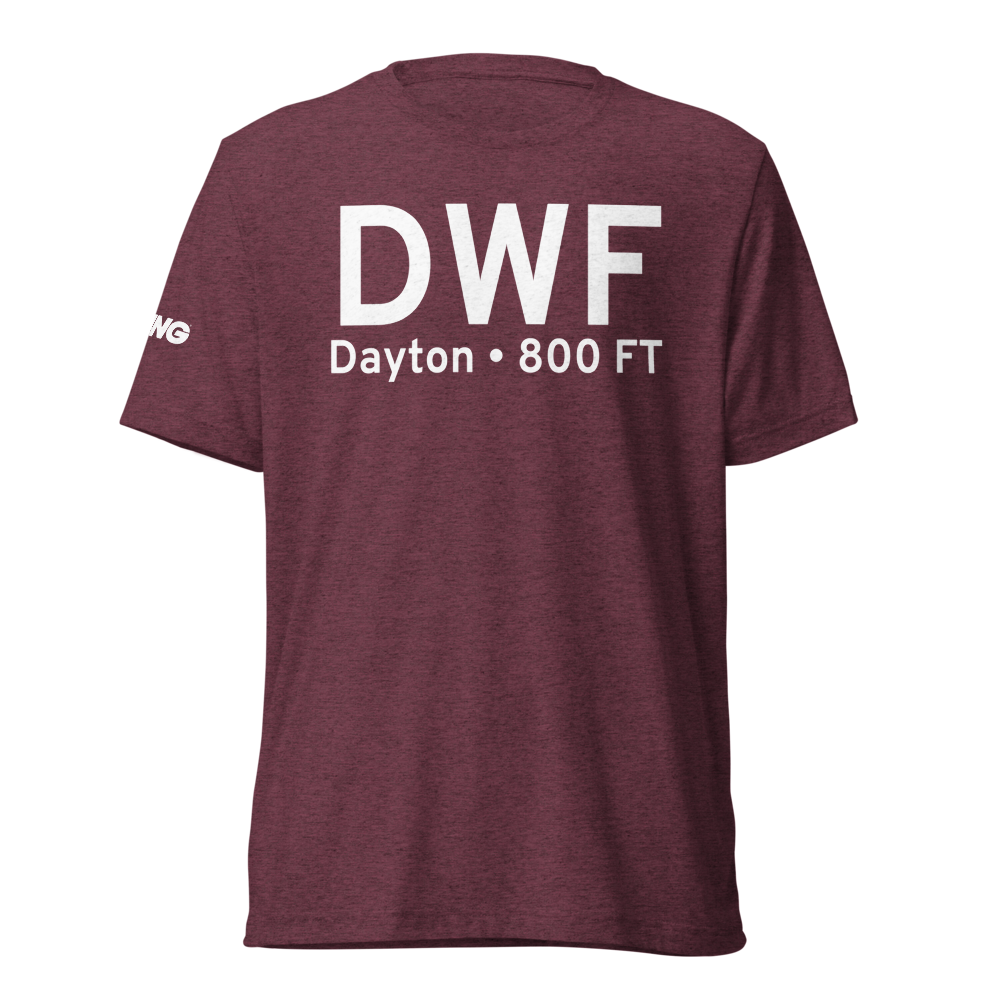 Dayton (KDWF) Airport Tri-blend T-Shirt 