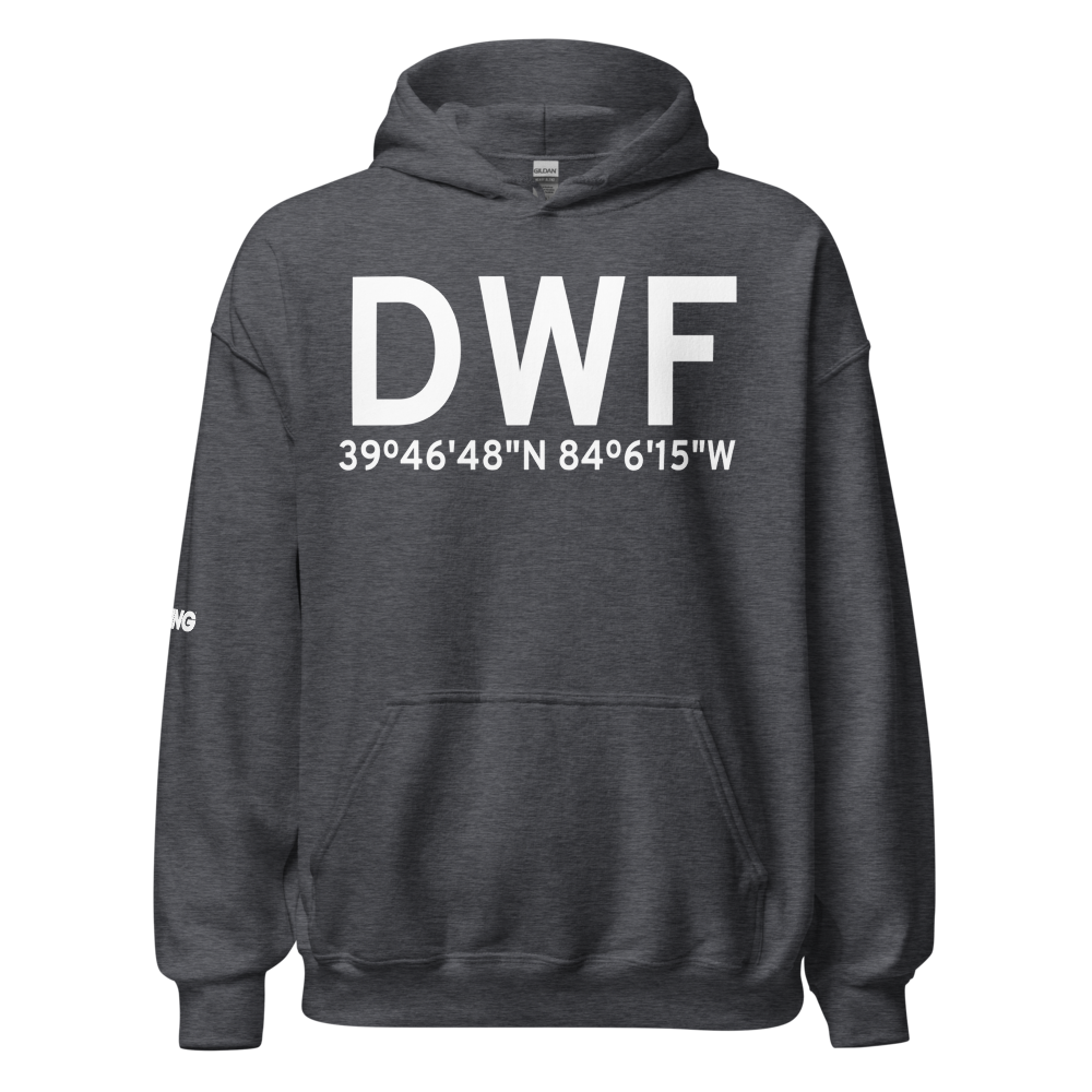 Dayton (KDWF) Airport Hoodie Sweatshirt 