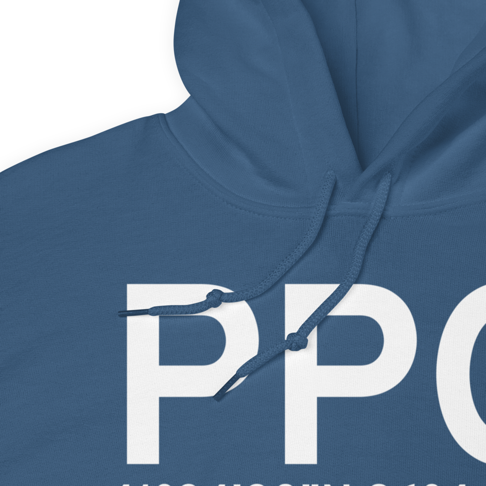 La Porte (KPPO) Airport Hoodie Sweatshirt 