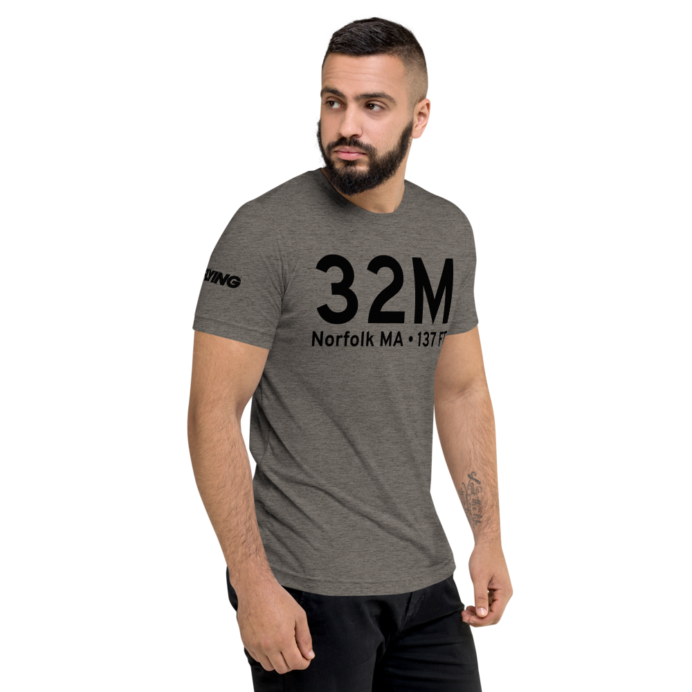 Norfolk MA (US-32M) Airport Tri-blend T-Shirt 