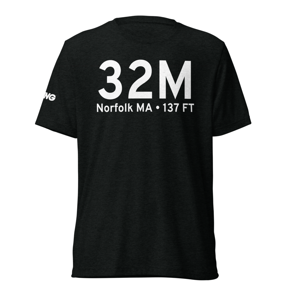 Norfolk MA (US-32M) Airport Tri-blend T-Shirt 