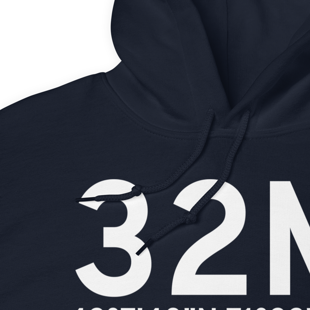 Norfolk MA (US-32M) Airport Hoodie Sweatshirt 