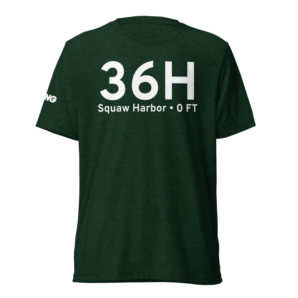 Squaw Harbor (36H) Airport Tri-blend T-Shirt 
