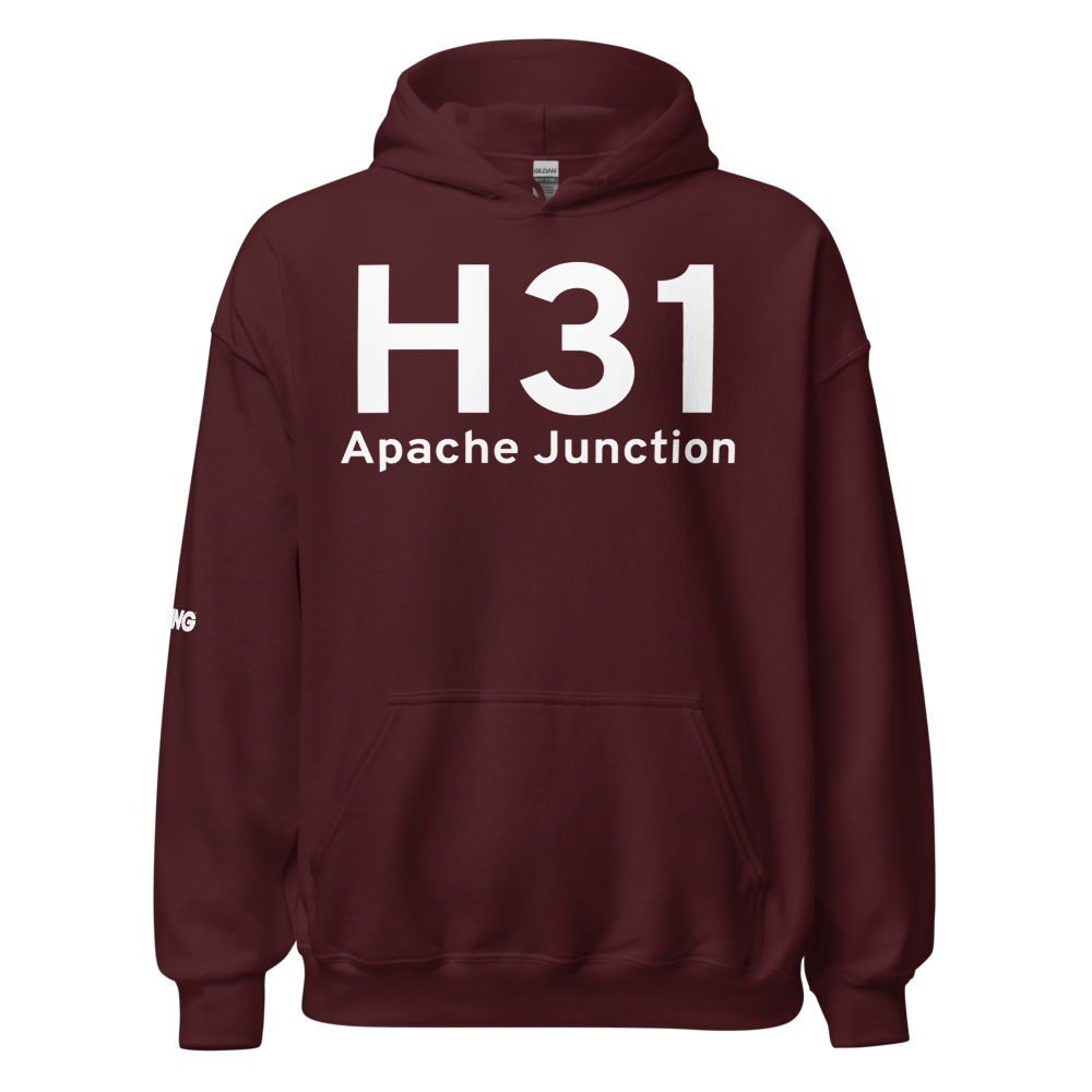 Apache Junction (H31) Airport Hoodie Sweatshirt 