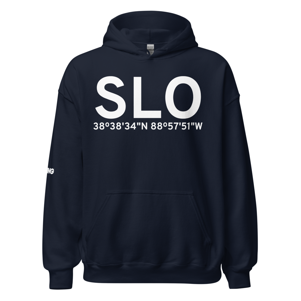 Salem (KSLO) Airport Hoodie Sweatshirt 