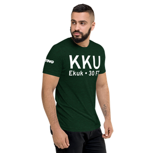 Ekuk (KKU) Airport Tri-blend T-Shirt