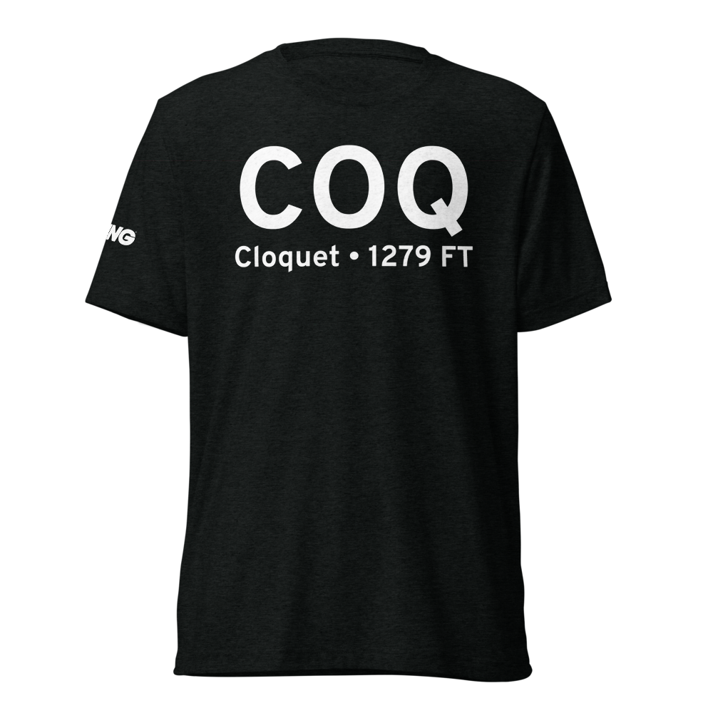 Cloquet (KCOQ) Airport Tri-blend T-Shirt 
