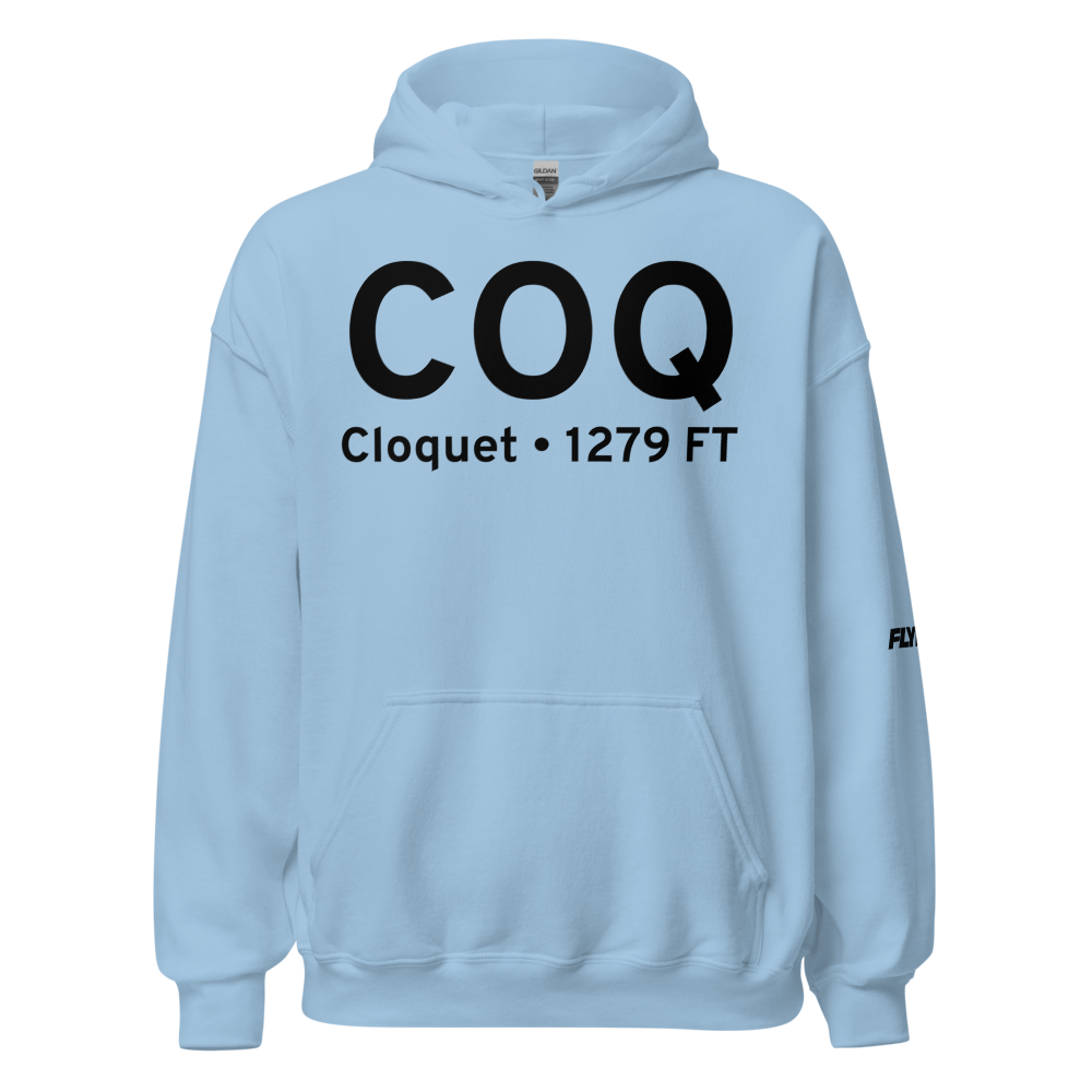 Cloquet (KCOQ) Airport Hoodie Sweatshirt 