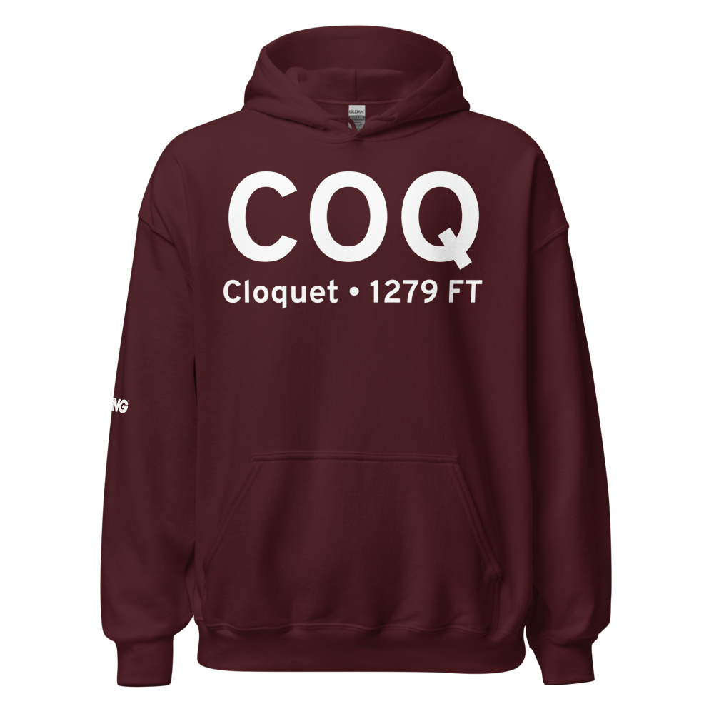Cloquet (KCOQ) Airport Hoodie Sweatshirt 
