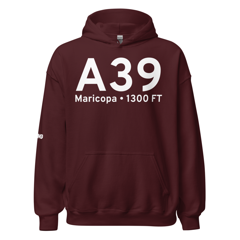 Maricopa (KA39) Airport Hoodie Sweatshirt 