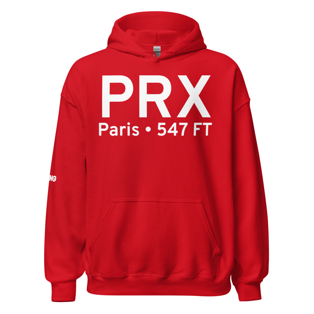 Paris (KPRX) Airport Hoodie Sweatshirt 