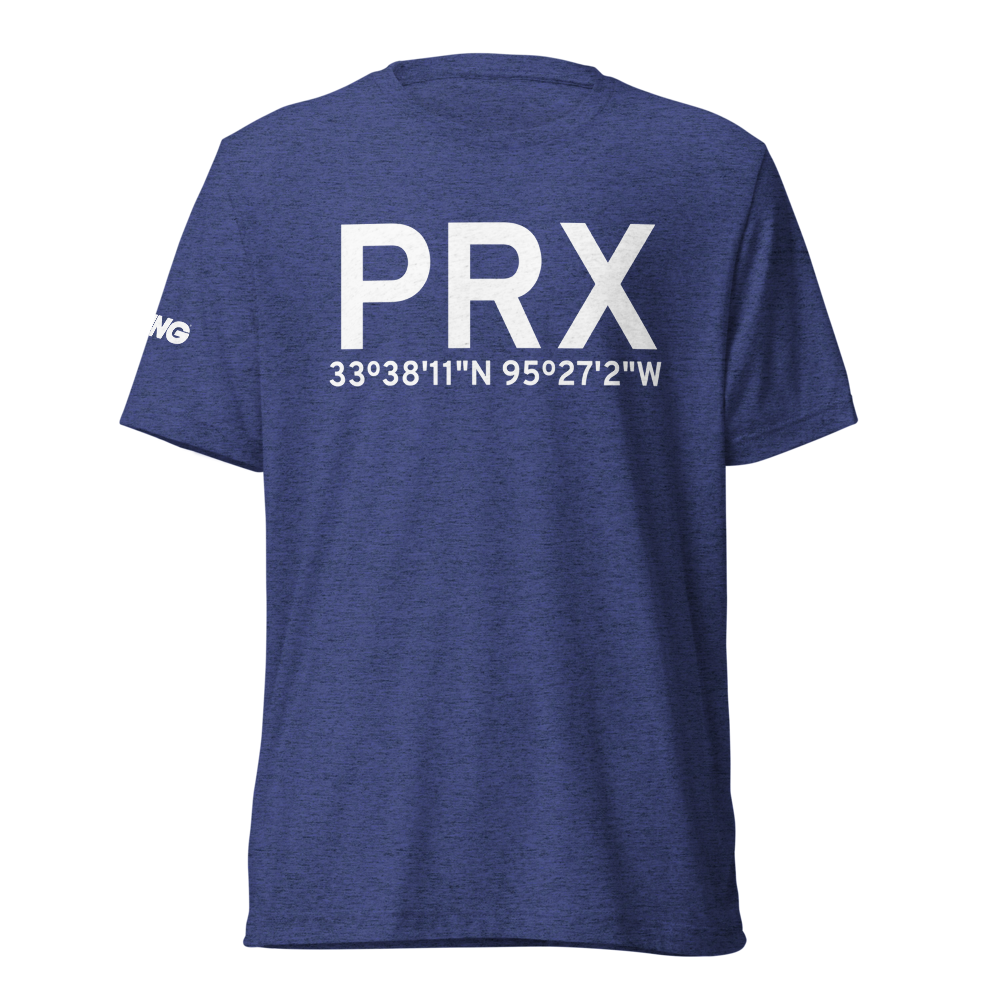 Paris (KPRX) Airport Tri-blend T-Shirt 
