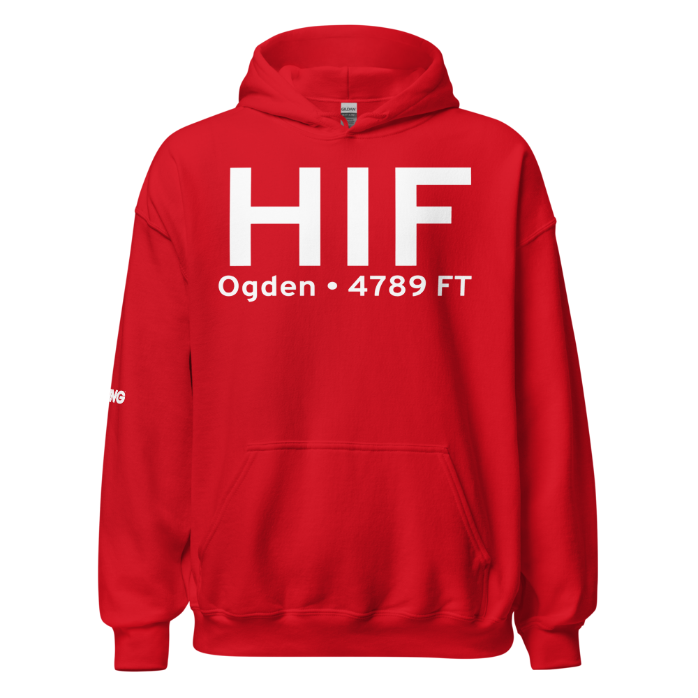 Ogden (KHIF) Airport Hoodie Sweatshirt 