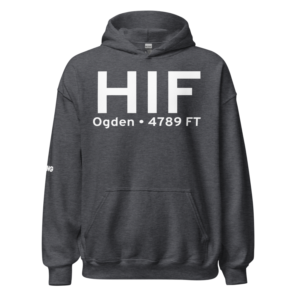 Ogden (KHIF) Airport Hoodie Sweatshirt 