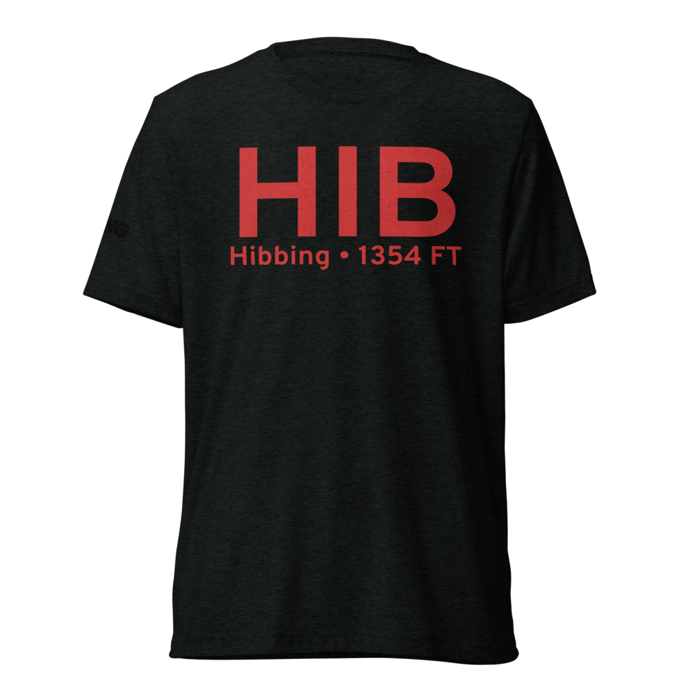 Hibbing (KHIB) Airport Tri-blend T-Shirt 