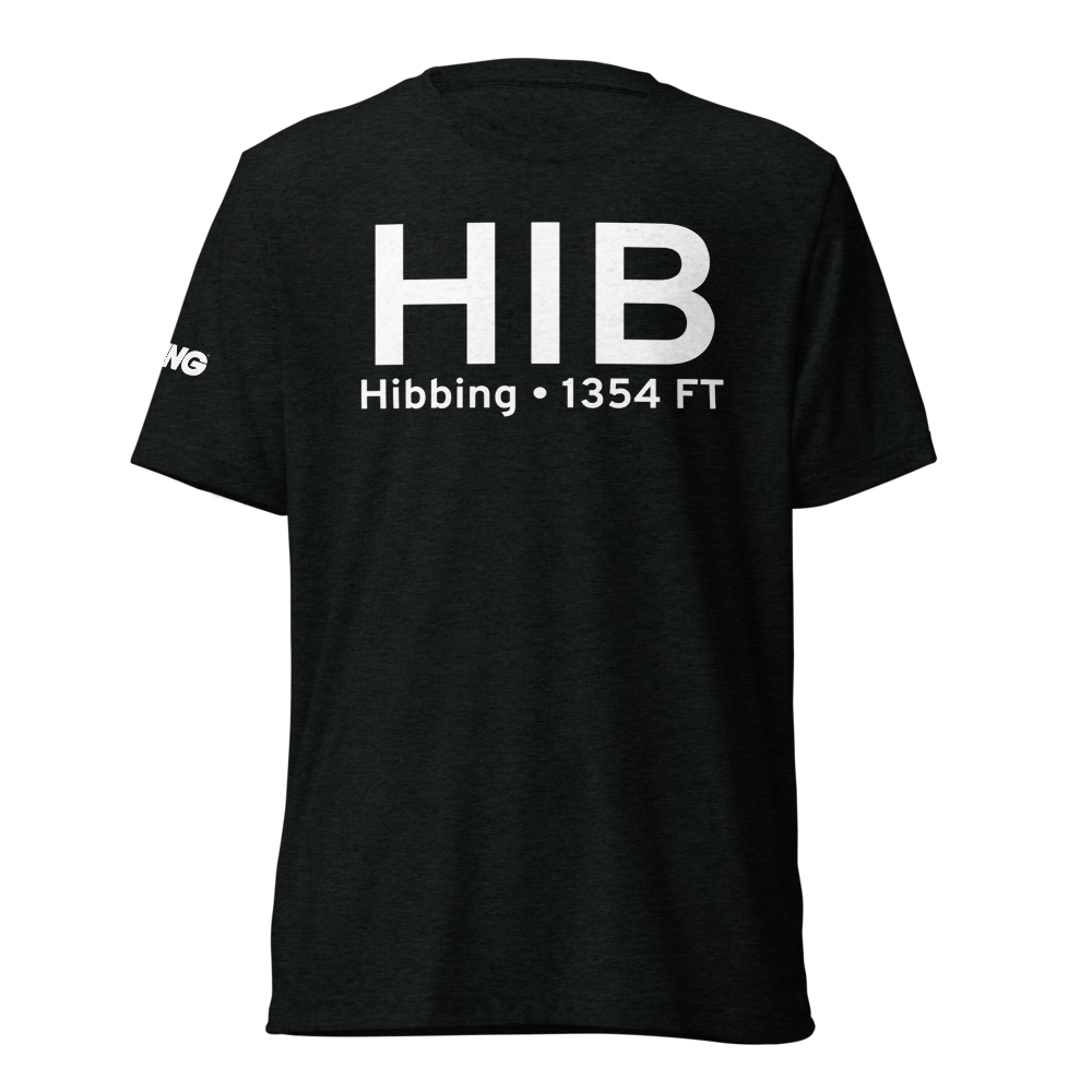 Hibbing (KHIB) Airport Tri-blend T-Shirt 