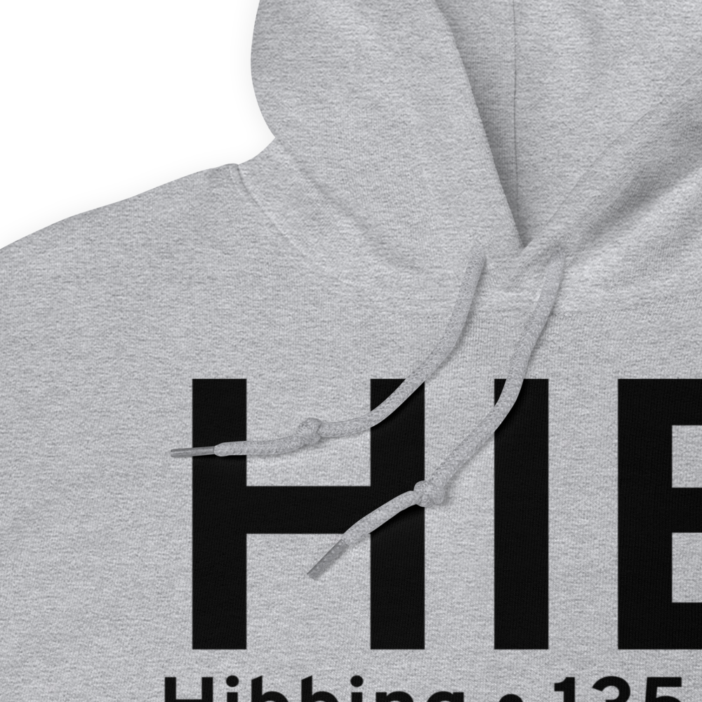 Hibbing (KHIB) Airport Hoodie Sweatshirt 