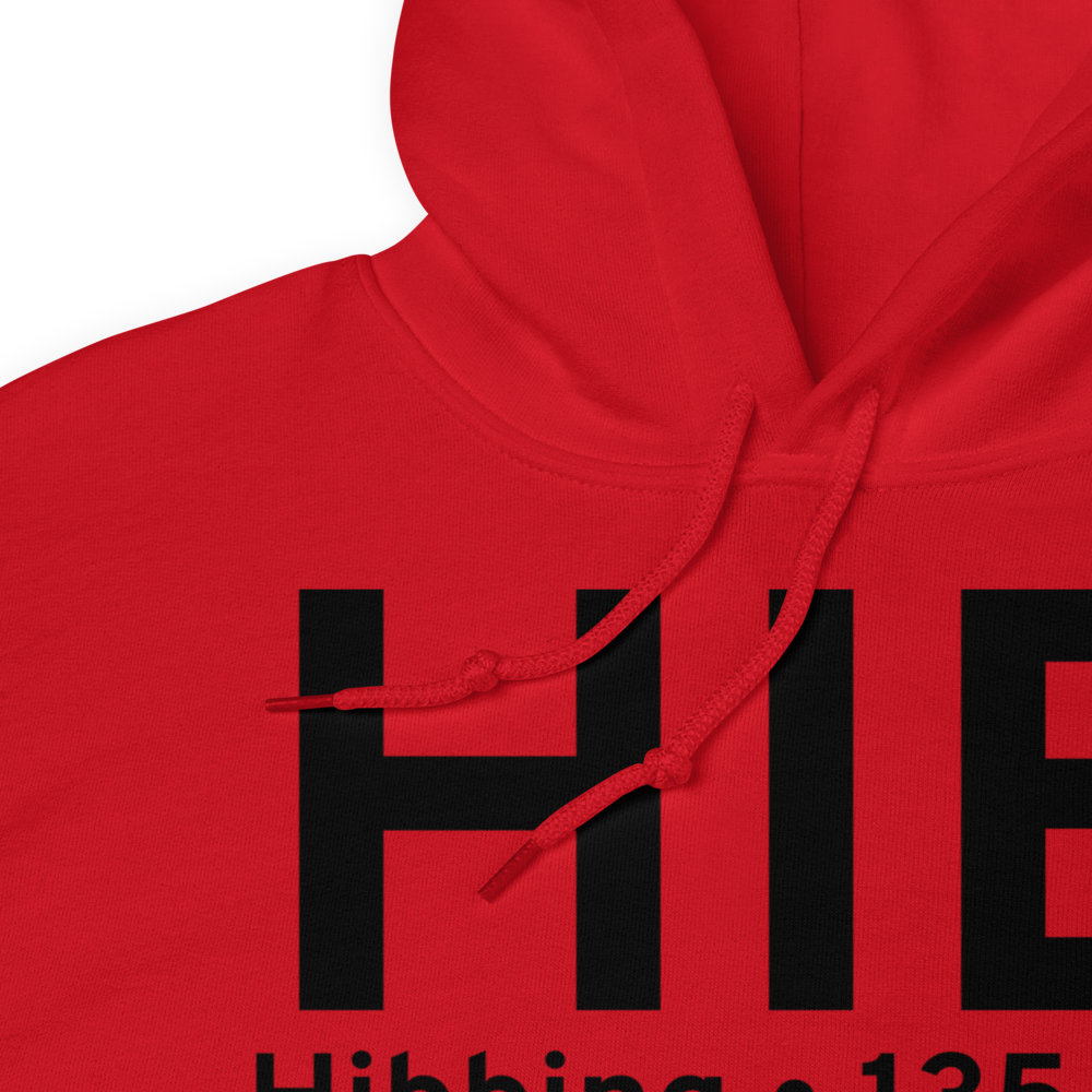 Hibbing (KHIB) Airport Hoodie Sweatshirt 