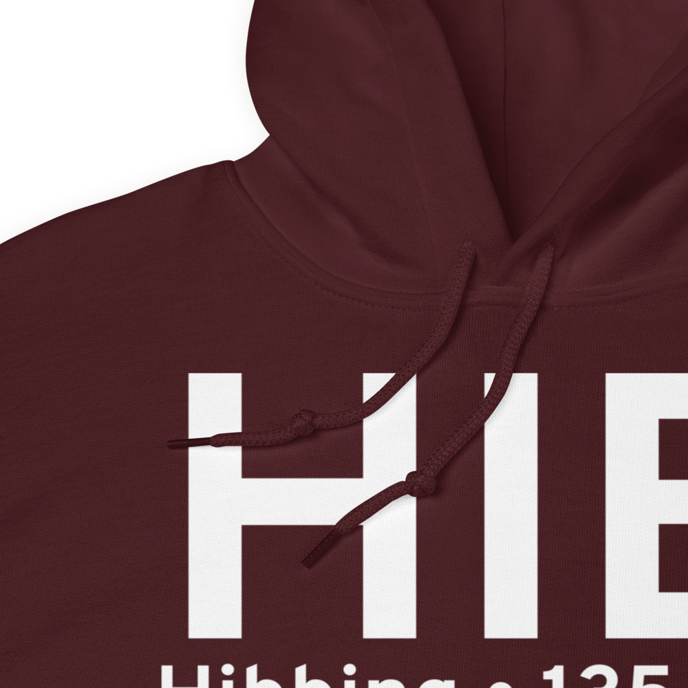 Hibbing (KHIB) Airport Hoodie Sweatshirt 