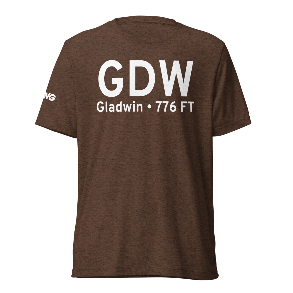 Gladwin (KGDW) Airport Tri-blend T-Shirt 