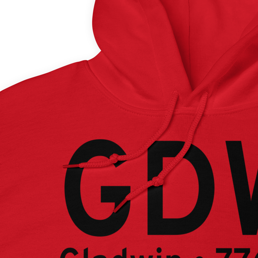 Gladwin (KGDW) Airport Hoodie Sweatshirt 
