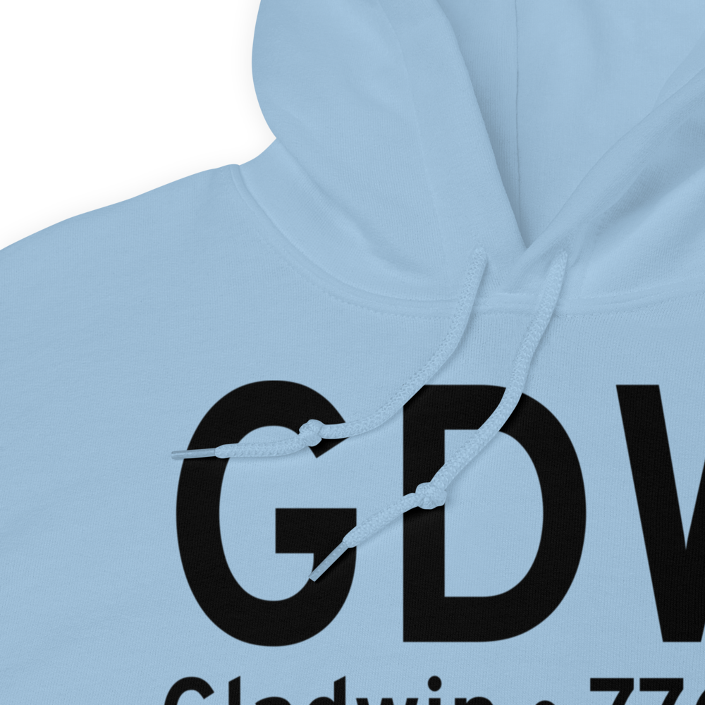 Gladwin (KGDW) Airport Hoodie Sweatshirt 