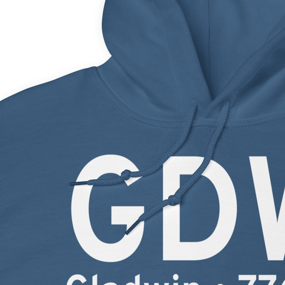 Gladwin (KGDW) Airport Hoodie Sweatshirt 