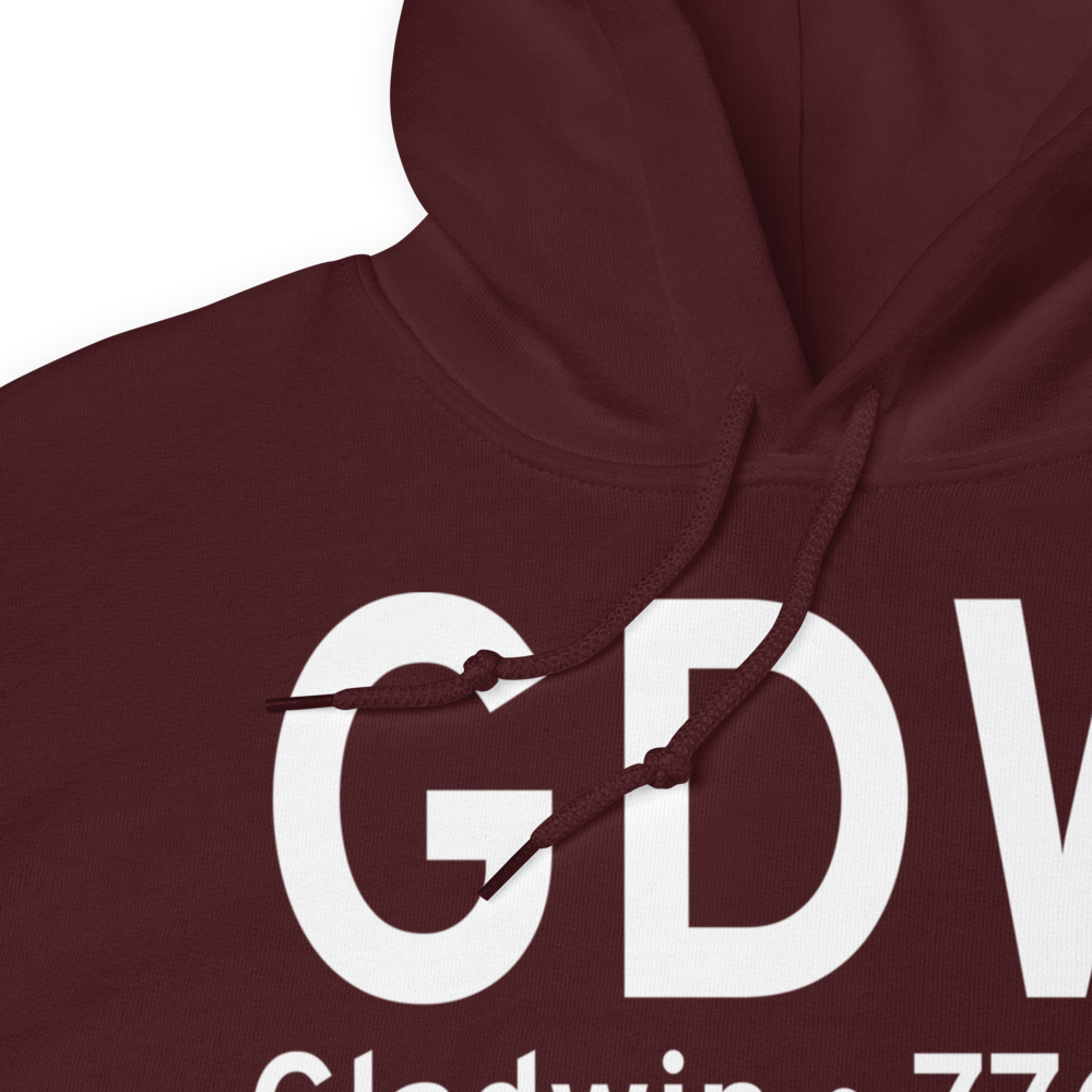 Gladwin (KGDW) Airport Hoodie Sweatshirt 