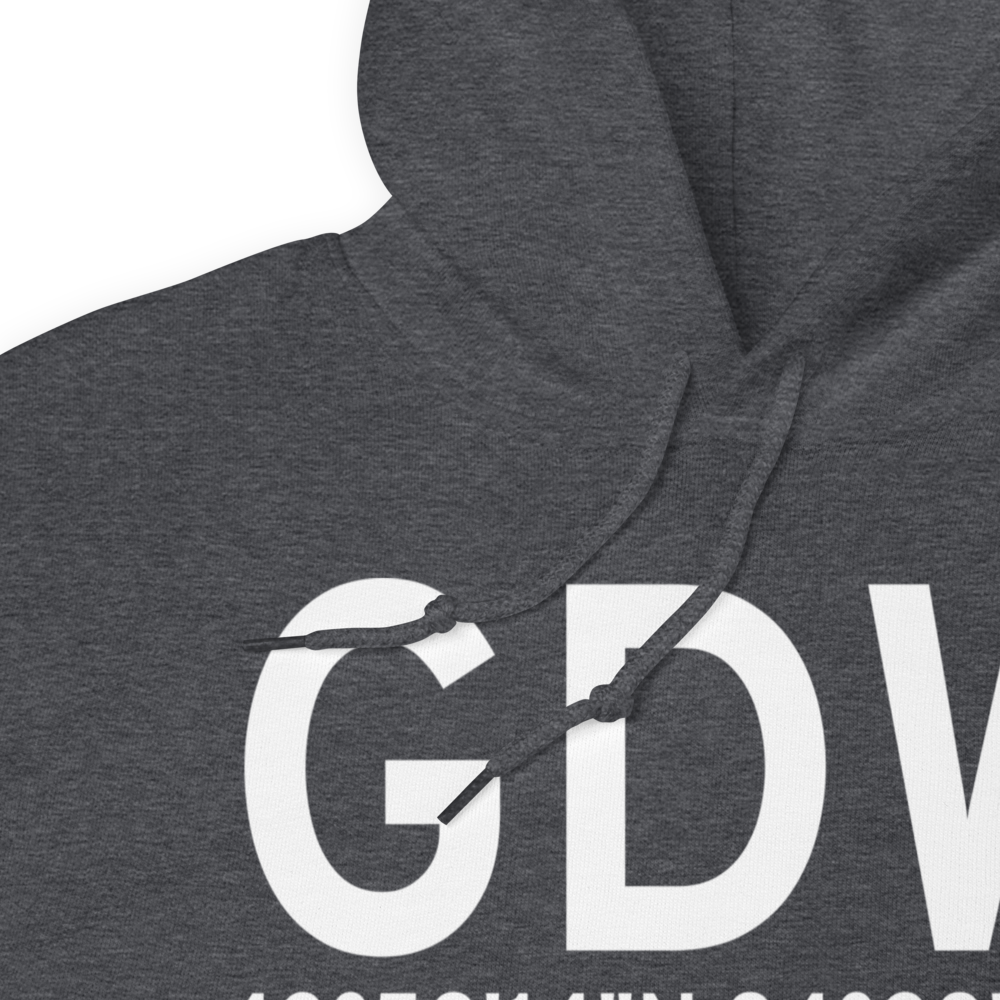 Gladwin (KGDW) Airport Hoodie Sweatshirt 