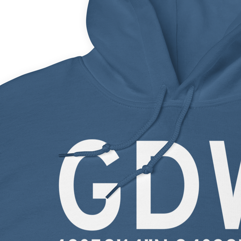 Gladwin (KGDW) Airport Hoodie Sweatshirt 