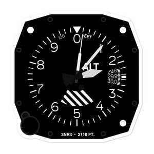 Transylvania Community Airport (3NR3) Altimeter Stickers