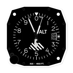 Johnson Creek Airport (3U2) Altimeter Stickers
