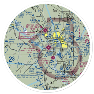 Martin Field (7K8) VFR Sectional Sticker (30 mile)