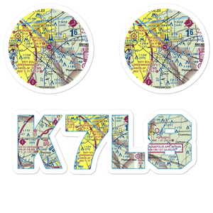 Post-Air Airport (7L8) VFR Sectional Sticker Pack