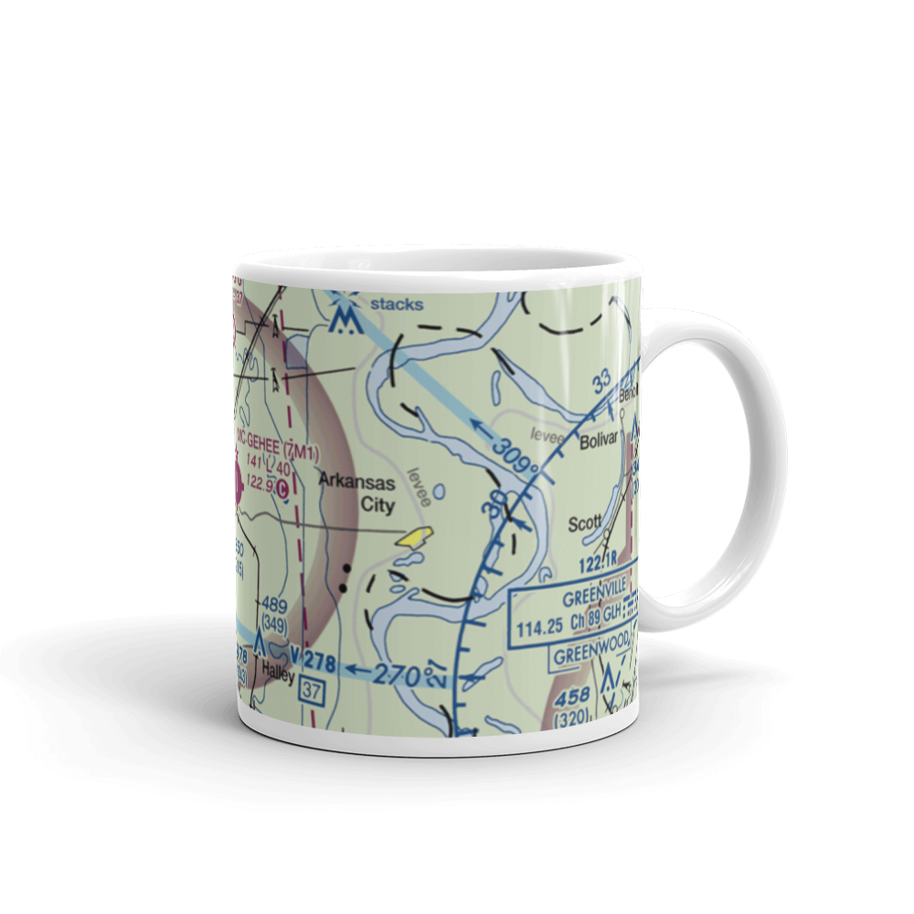 Mc Gehee Municipal Airport (7M1) VFR Sectional  Mug 