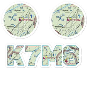 Rector Airport (7M8) VFR Sectional Sticker Pack