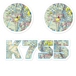 Independence State Airport (7S5) VFR Sectional Sticker Pack