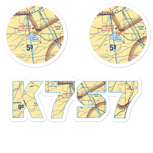 Valier Airport (7S7) VFR Sectional Sticker Pack