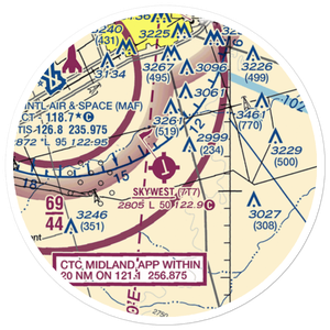 Skywest Inc Airport (7T7) VFR Sectional Sticker (20 mile)