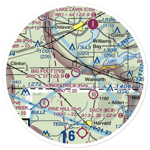 Big Foot Airfield (7V3) VFR Sectional Sticker (20 mile)