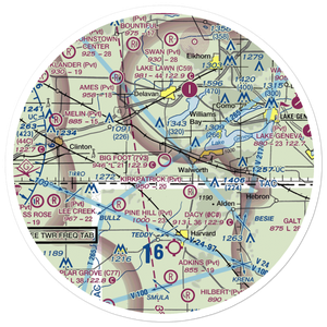 Big Foot Airfield (7V3) VFR Sectional Sticker (30 mile)