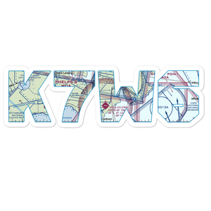 Hyde County Airport (7W6) VFR Sectional Sticker