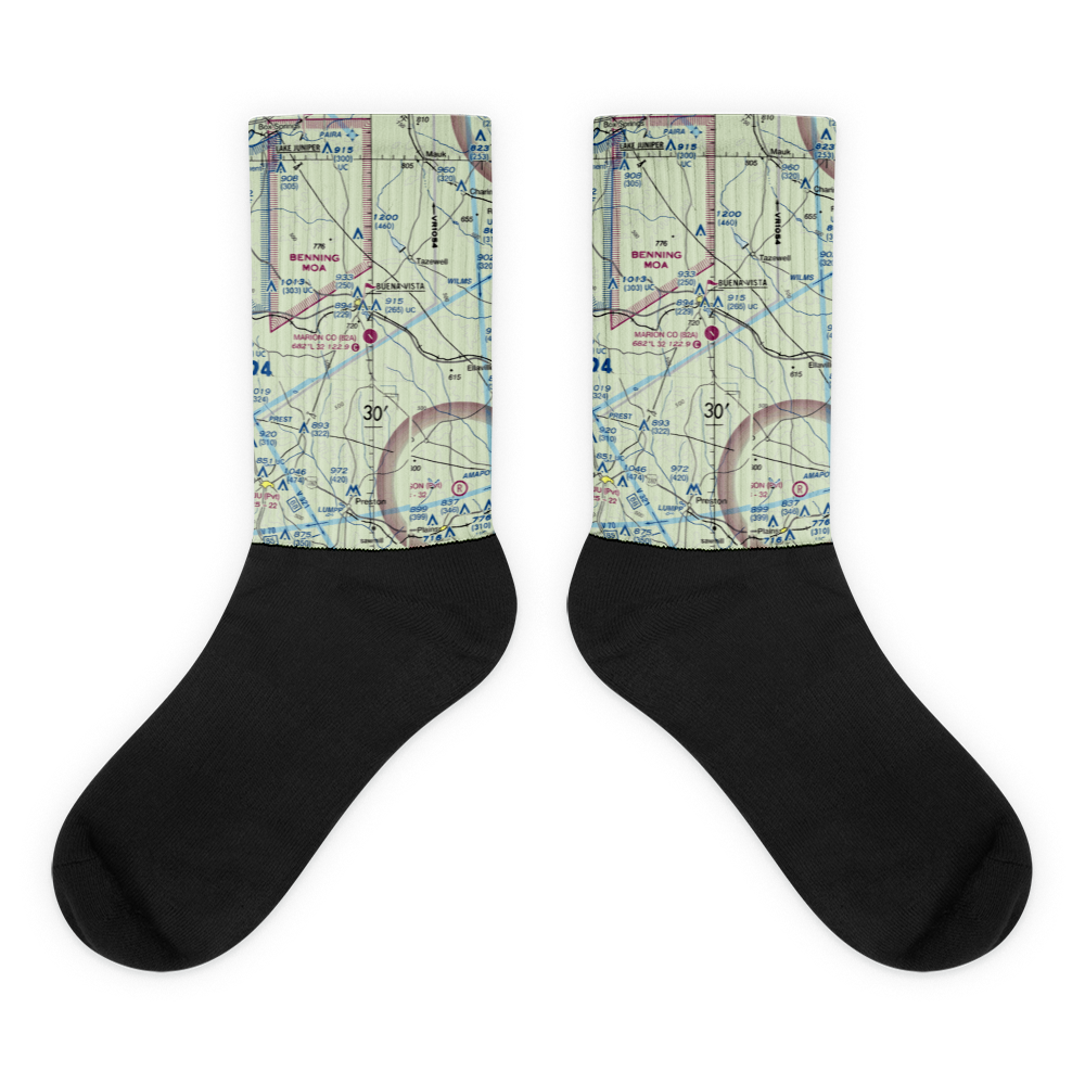 Marion County Airport (82A) VFR Sectional Socks 