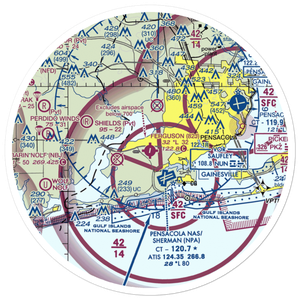 Ferguson Airport (82J) VFR Sectional Sticker (30 mile)