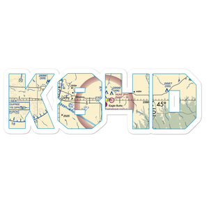 Cheyenne Eagle Butte Airport (84D) VFR Sectional Sticker