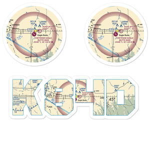 Cheyenne Eagle Butte Airport (84D) VFR Sectional Sticker Pack