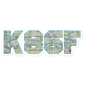 Carnegie Municipal Airport (86F) VFR Sectional Sticker