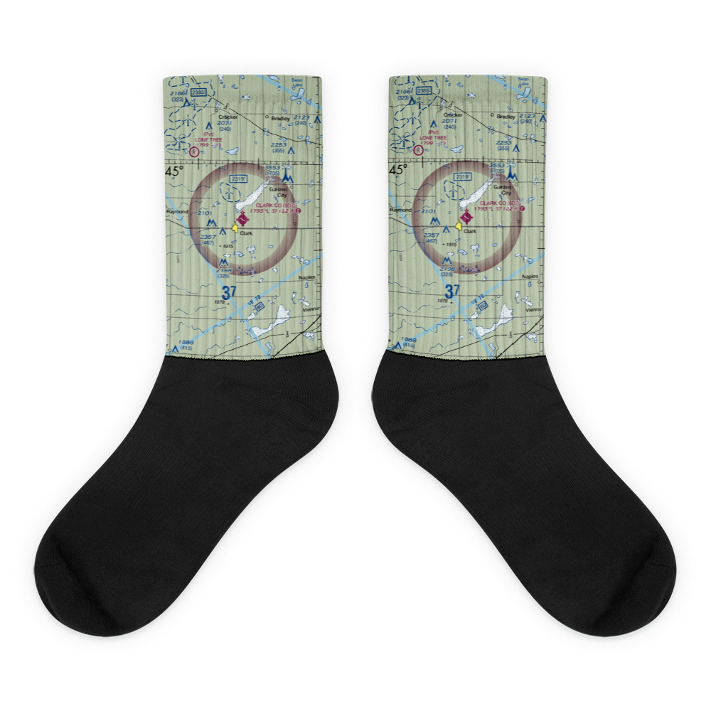 Clark County Airport (8D7) VFR Sectional Socks 