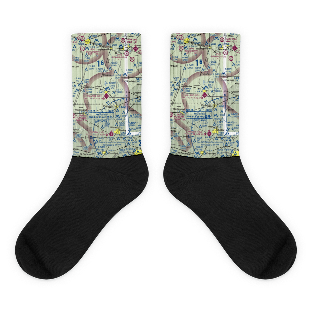 Willard Airport (8G1) VFR Sectional Socks 