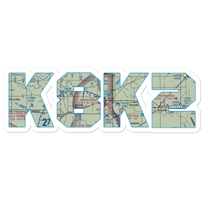 Harper Municipal Airport (8K2) VFR Sectional Sticker